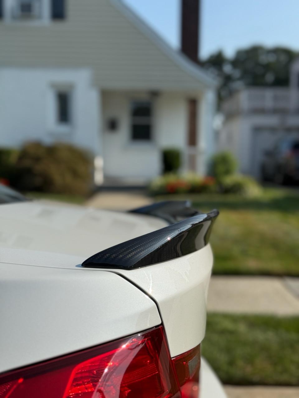 BMW 3 Series F30 / M3 F80 Pre-Preg Dry Carbon Fibre Cs Style Rear Boot Spoiler By OPTIC (2012-2019)