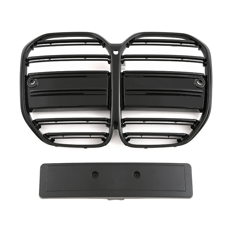BMW i4 G26 Gloss Black Double Slat Front Grill (2020-2023)