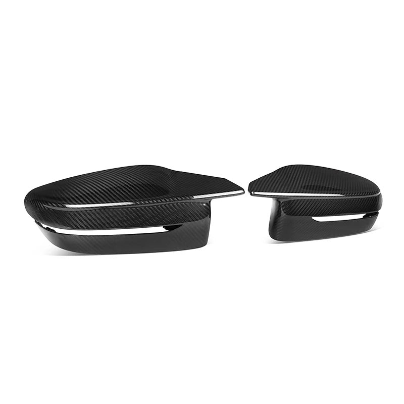 BMW 2/3/4/5 Series G42/G20/G22/G26/G30 Pre-Preg Dry Carbon Fibre M-Style Mirror Covers By OPTIC (2017+)