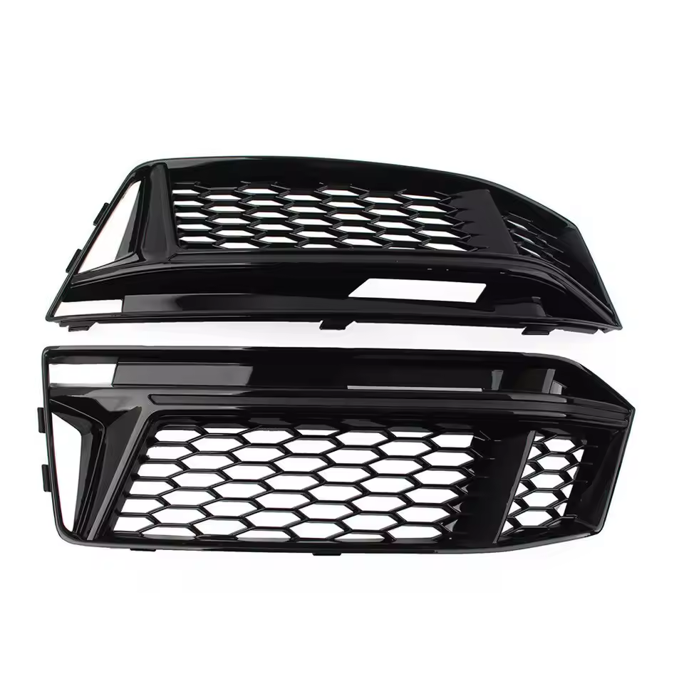 Audi A4/S4 B9 Gloss Black Fog Light Grills (2016-2019)