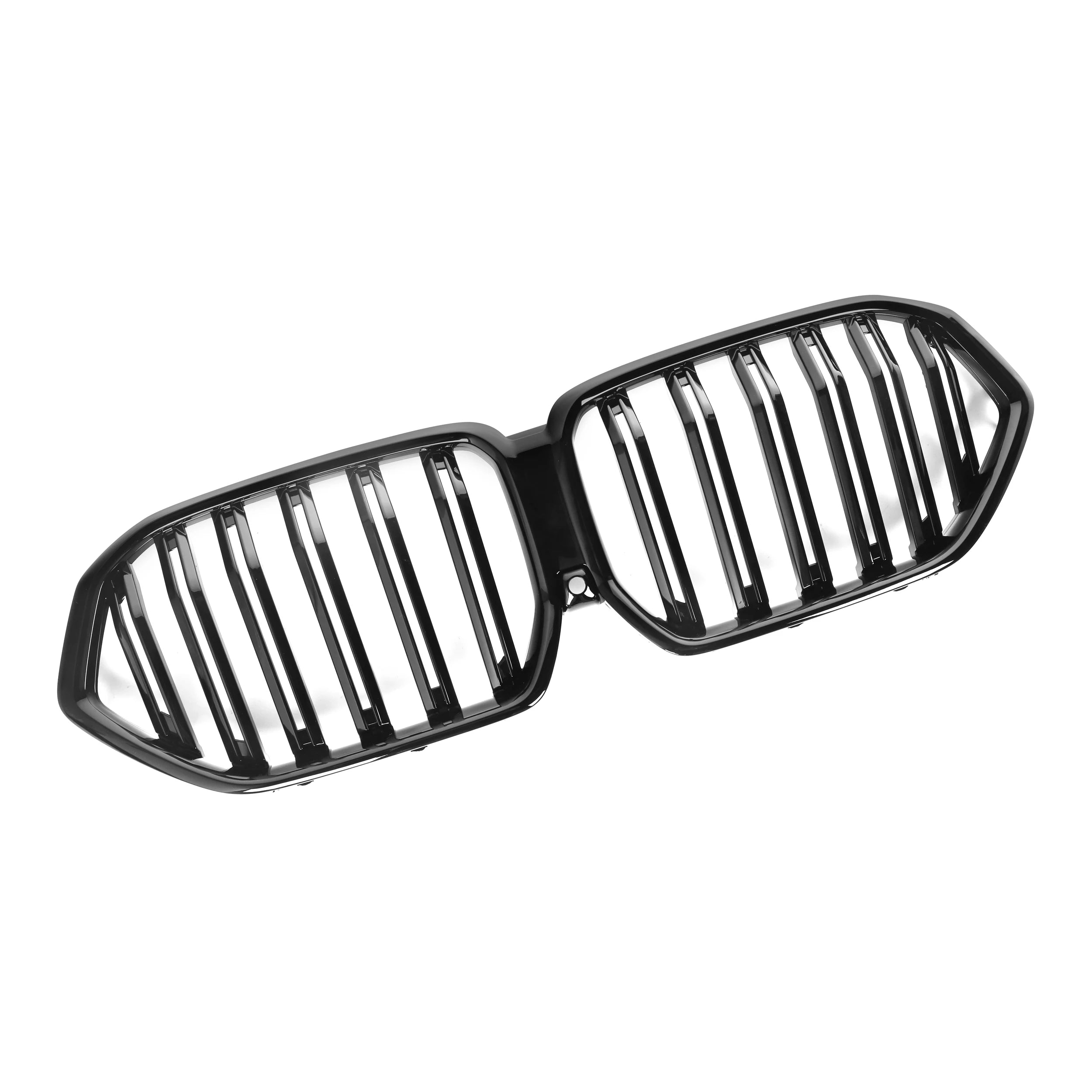 BMW X6 & X6M G06 F96 LCI Gloss Black Double Slat Front Grills (2023+)