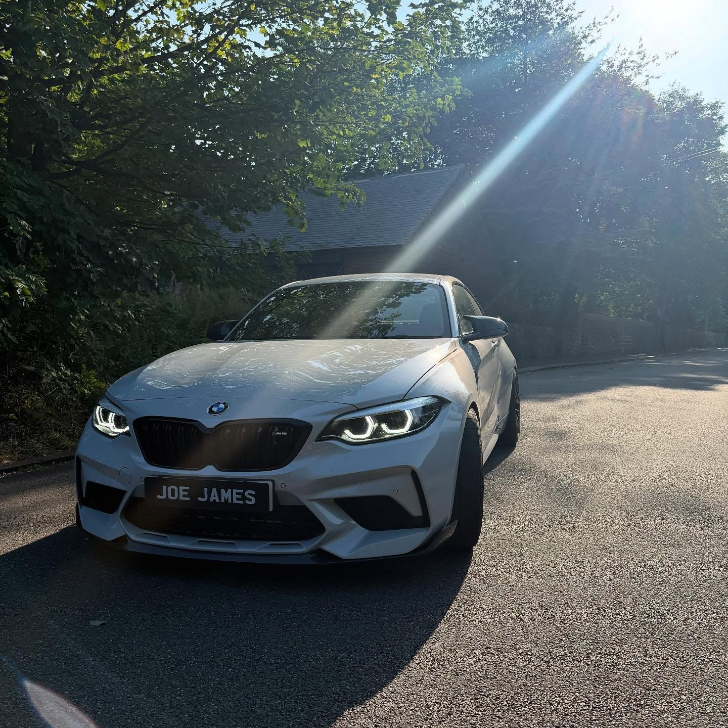 BMW M2 Competition F87 Pre-Preg Dry Carbon Fibre Performance Style Front Lip Splitter By OPTIC (2018-2021)