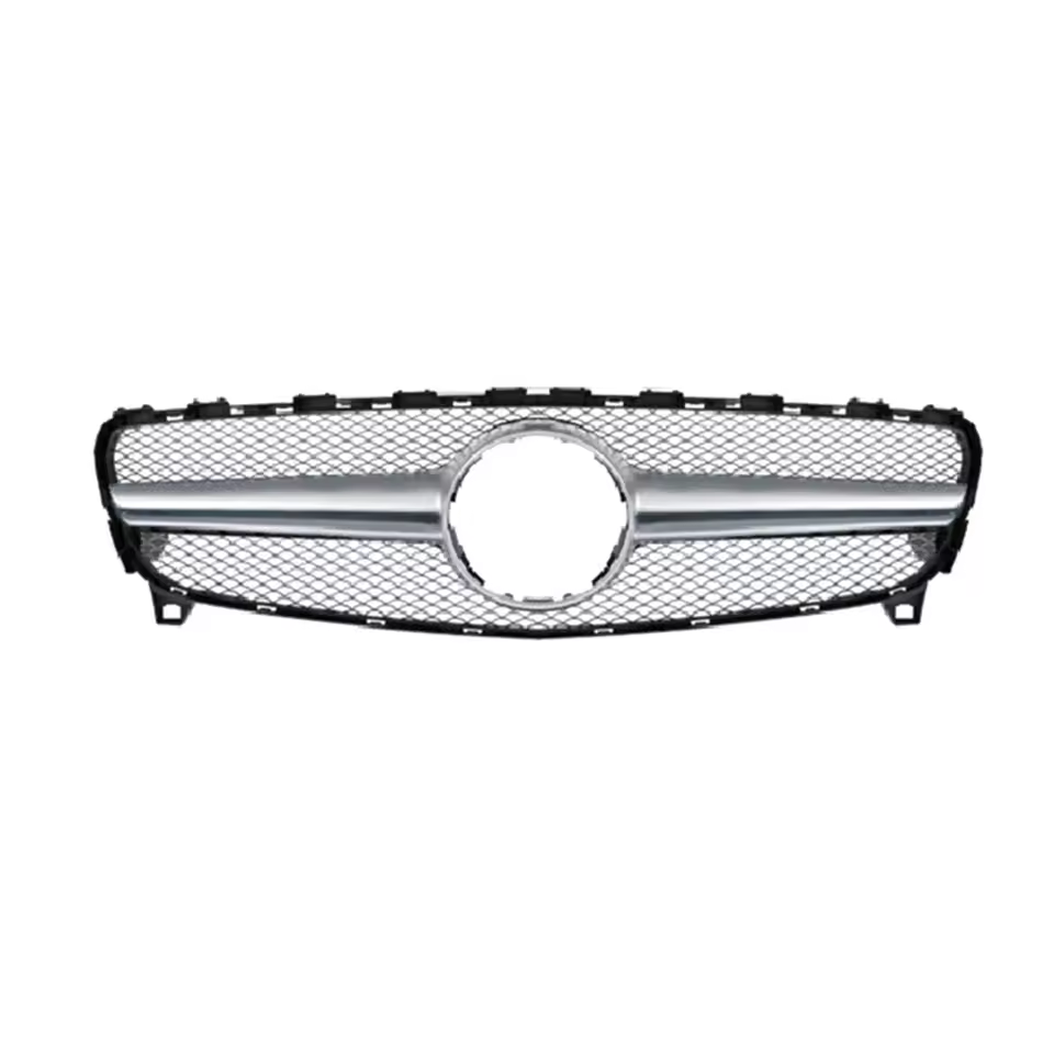 Mercedes A-Class W176 Facelift Gloss Black AMG Style Grill (2016-2018)