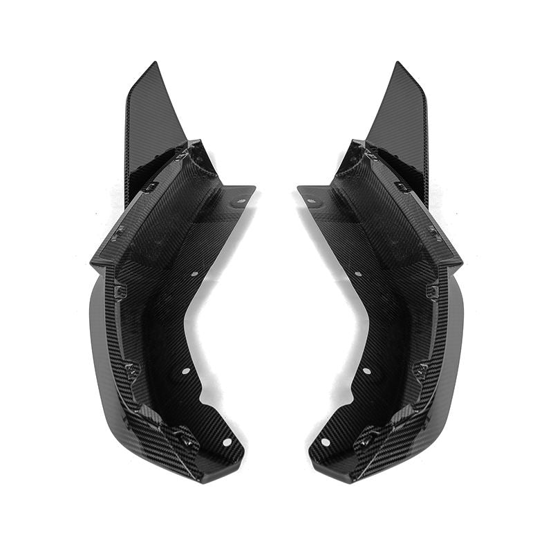 BMW M3 G80 G81 / M4 G82 G83 Pre-Preg Dry Carbon Fibre M Performance Style Rear Bumper Side Winglets By OPTIC (2021+)