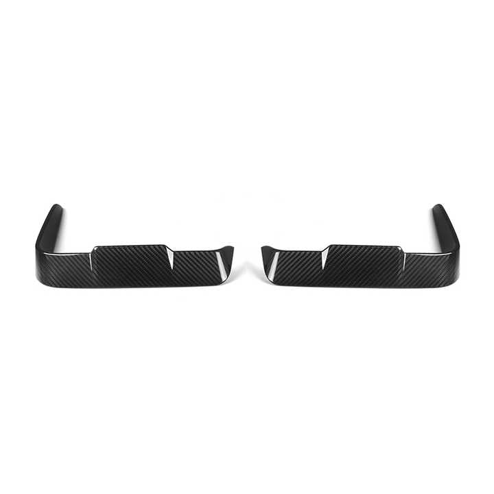 BMW 4 Series G22 G23 Pre-Preg Dry Carbon Fibre Front Bumper Inserts By OPTIC (2020+)