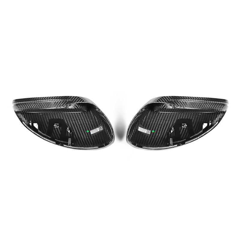 Porsche Boxter/Cayman 718 Pre-Preg Dry Carbon Fibre Mirror Covers (2017-2021) By OPTIC