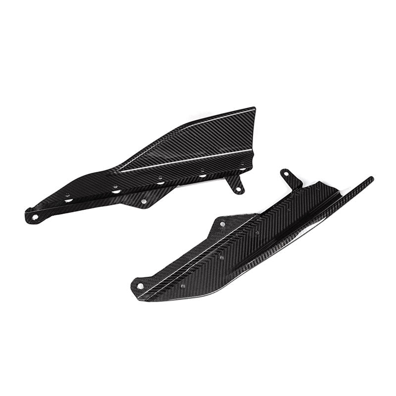 BMW 2 Series G42 Pre-Preg Dry Carbon Fibre M Performance Style Side Skirt Fins By OPTIC (2021+)
