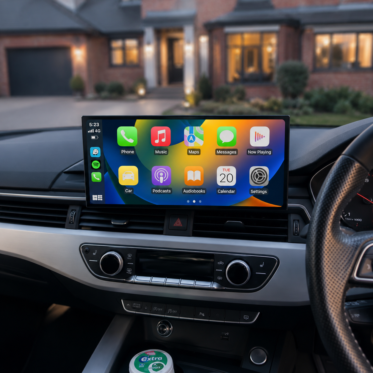 Audi A4/S4/RS4 A5/S5/RS5 B9 | 12.3" Apple CarPlay/Android Auto Touchscreen Display | (2016-2019)