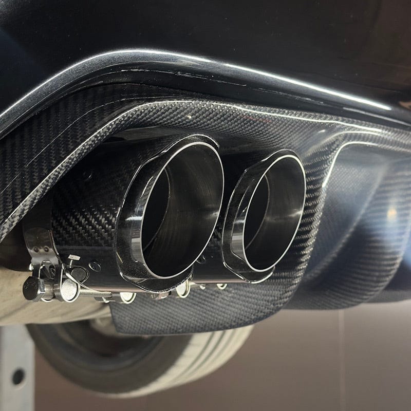 BMW M6 F06/F12/F13 Slash Cut Carbon Exhaust Tips