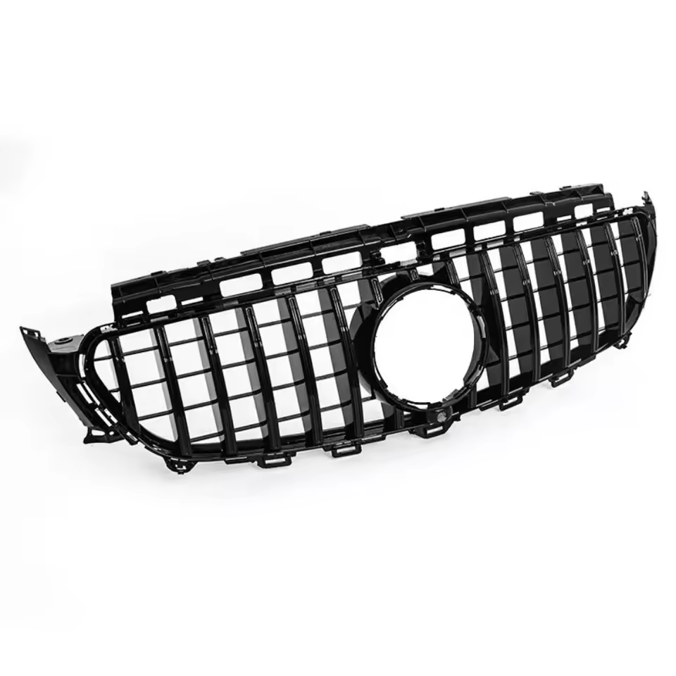 Mercedes E-Class W213 Gloss Black Panamericana GT Style Grill (2016-2020)