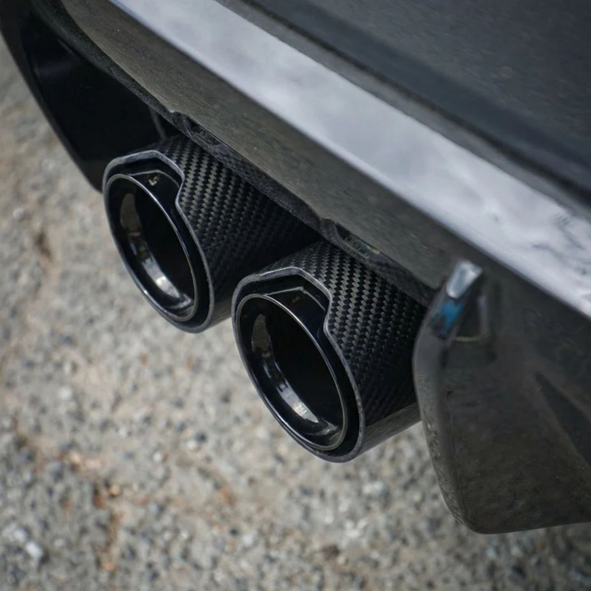 BMW 4 Series 435I/440I (F32/F33/F36) Straight Cut Carbon Exhaust Tips