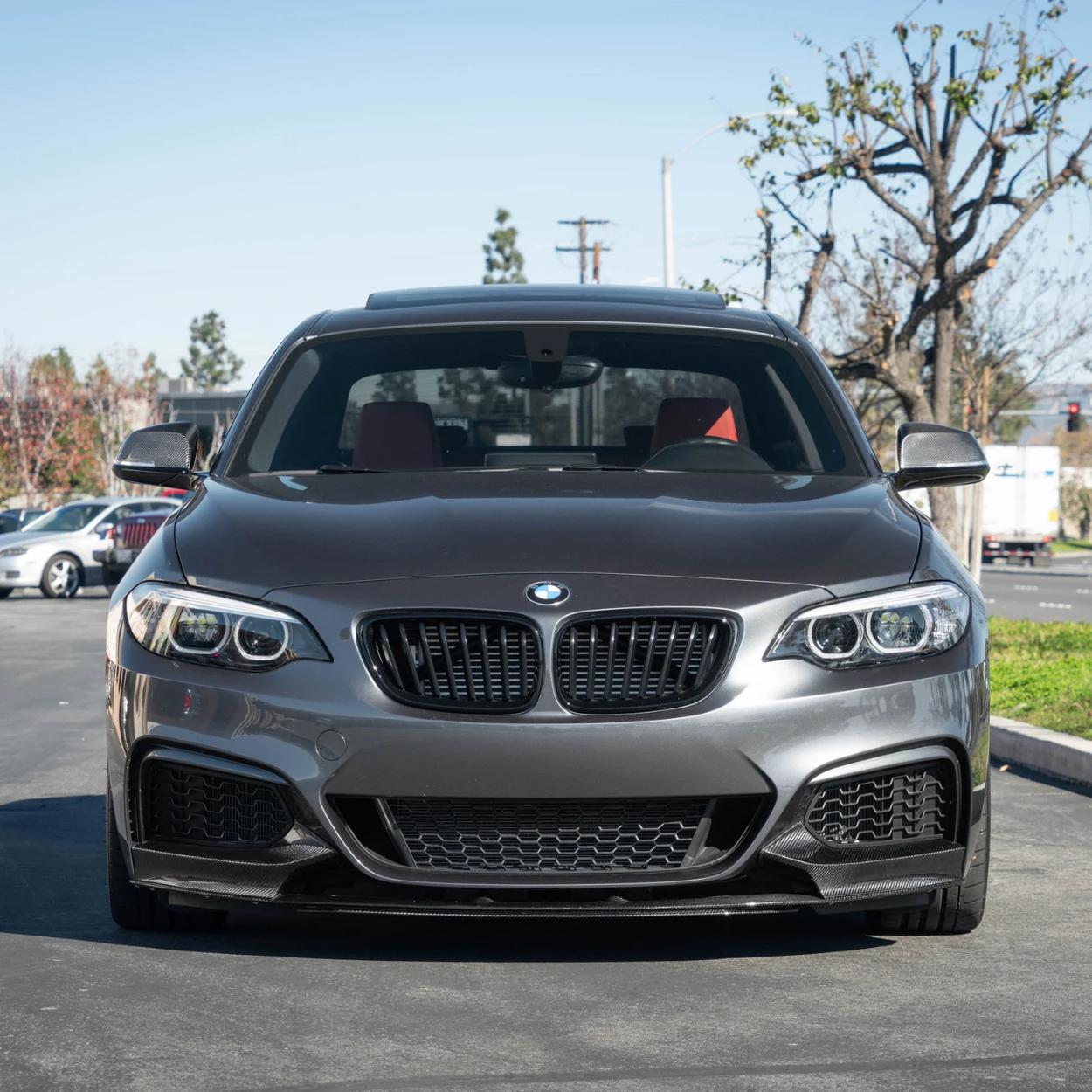 BMW 2 Series F22 Carbon Fibre M Performance Style Front Lip Splitter (2014-2020)