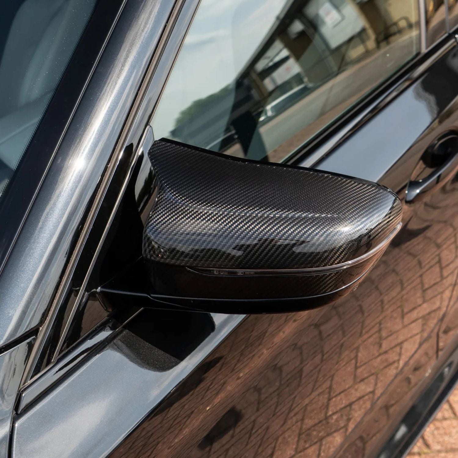 BMW M8 F91/F92/F93 M-Style Carbon Fibre Mirror Covers (2019+)