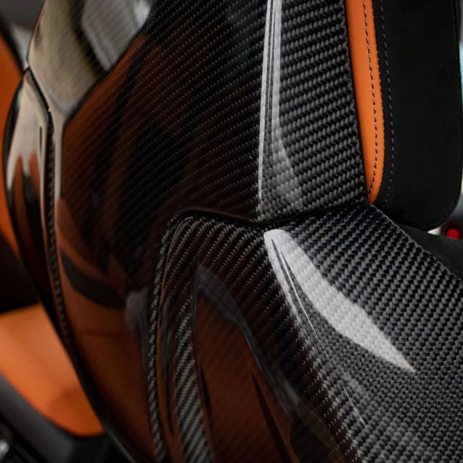 BMW M3 G80 G81 / M4 G82 G83 Pre-Preg Dry Carbon Fibre Rear Seat Back Cover (2021+)