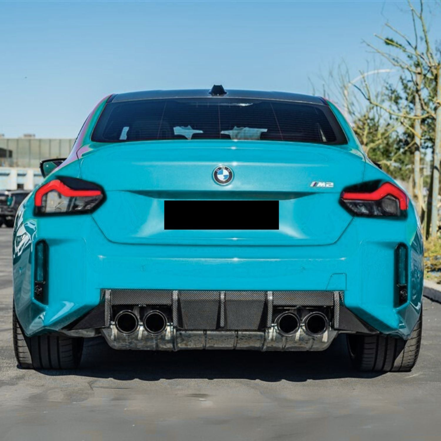 BMW M2 G87 Pre-Preg Dry Carbon Fibre Rear Diffuser By OPTIC (2023+)