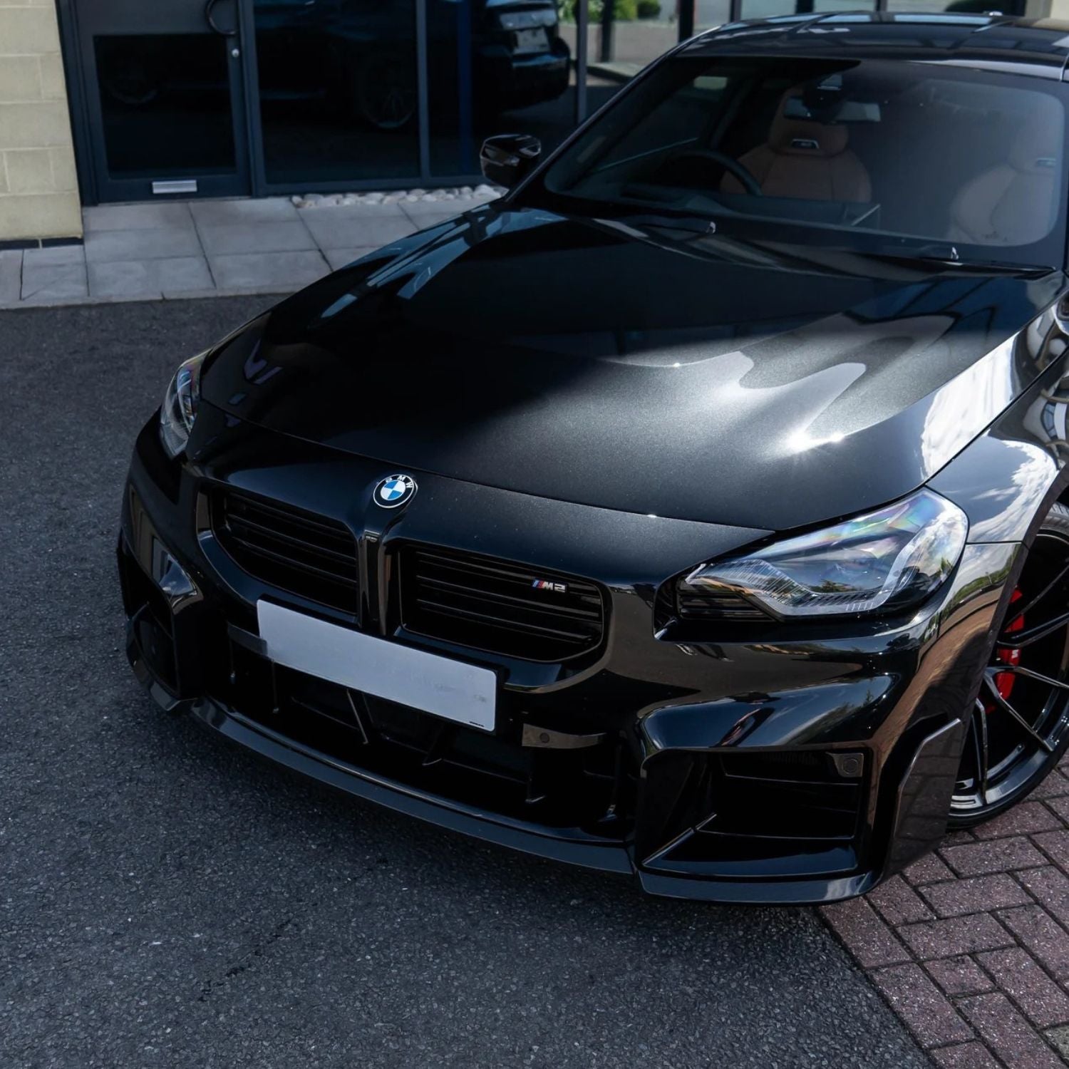 BMW M2 G87 Gloss Black M Performance Style Front Lip Splitter (2023+)