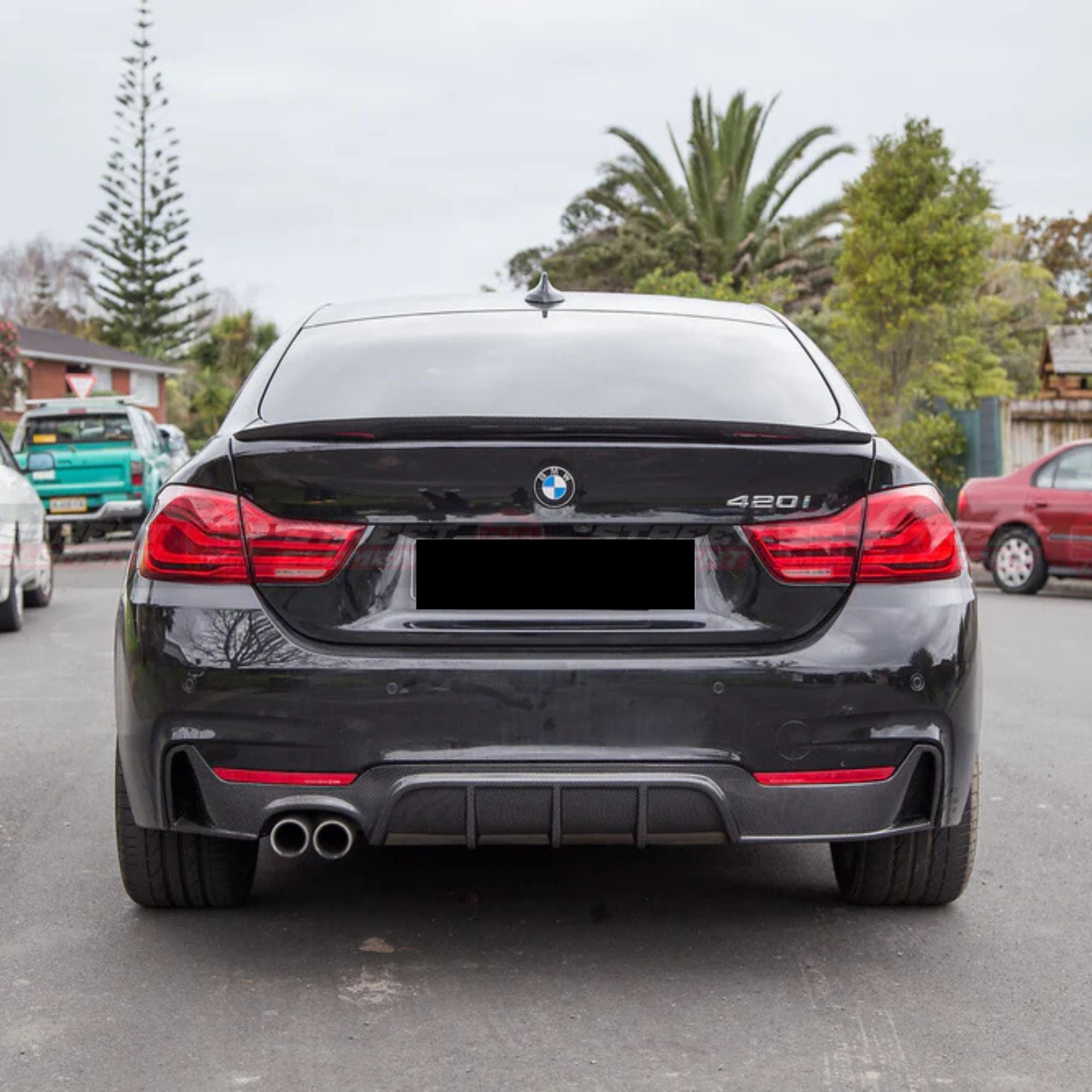 BMW 4 Series F32 Gloss Black MP Style Rear Spoiler (2014-2019)