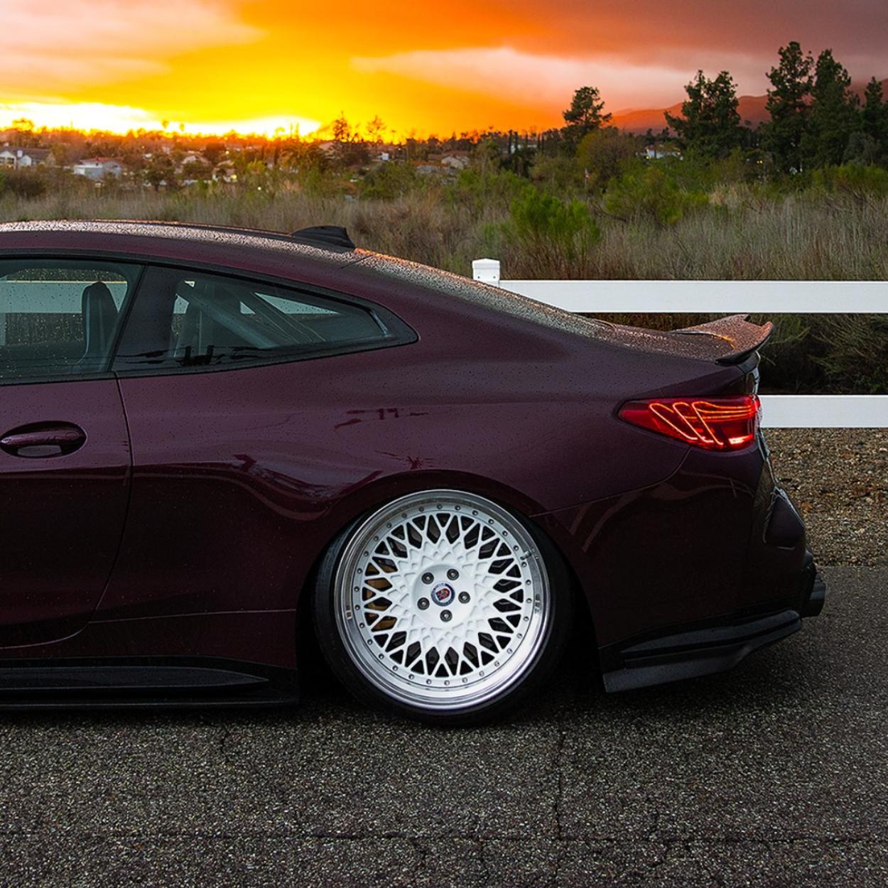 BMW 4 Series G22 / M4 G82 Pre-Preg Dry Carbon Fibre Psm Ducktail Style Rear Spoiler By OPTIC (2020+)