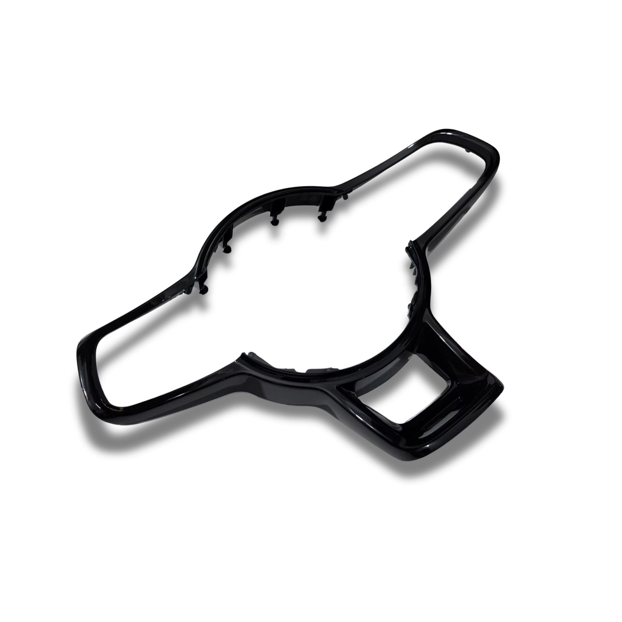 Gloss Black Steering Wheel Trim Surround For VW Golf Polo Scirocco (2013-2020)