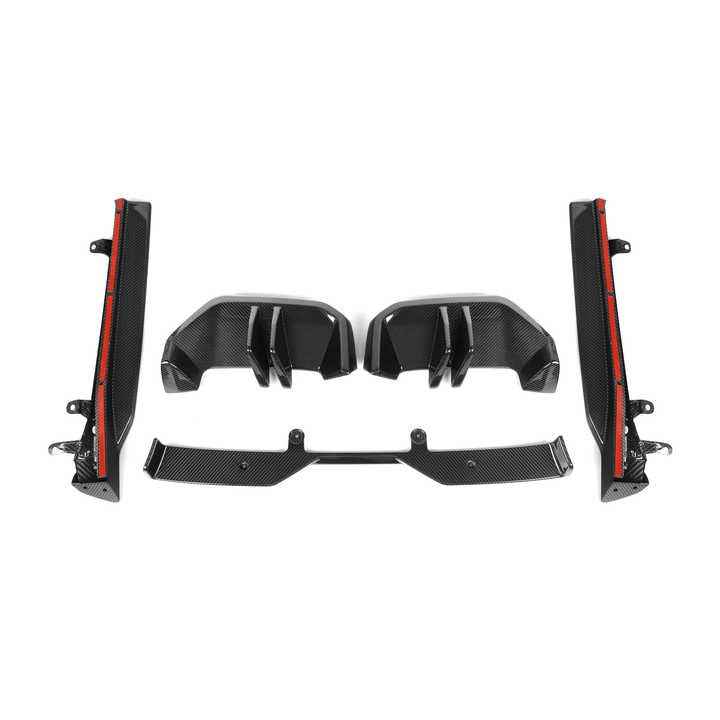 BMW 5 Series G60 G61 Pre-Preg Dry Carbon Fibre Mp Style Rear Diffuser By OPTIC (2024+)