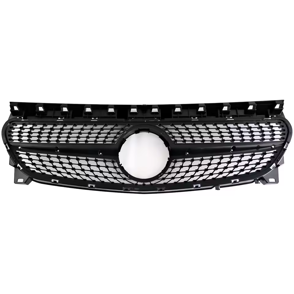 Mercedes A-Class W176 Gloss Black Diamond Style Grill (2012-2015)