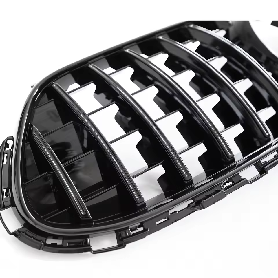 Mercedes GLE W166 SUV Gloss Black Panamericana GT Style Grill (2015-2019)