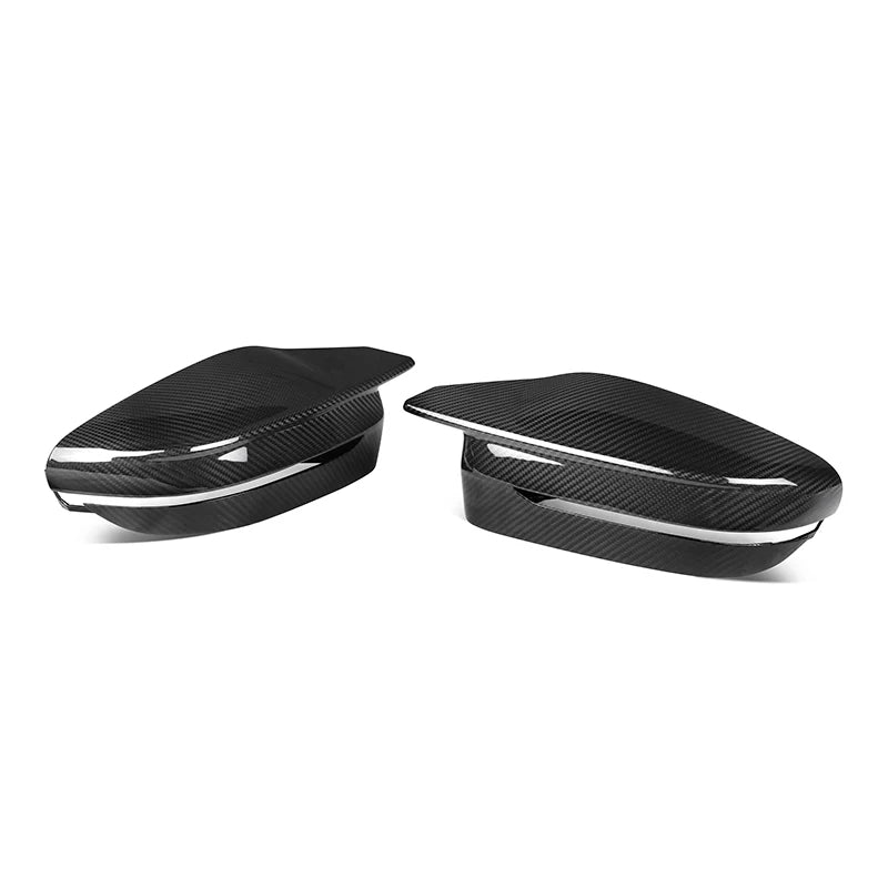BMW 2/3/4/5 Series G42/G20/G22/G26/G30 Pre-Preg Dry Carbon Fibre M-Style Mirror Covers By OPTIC (2017+)