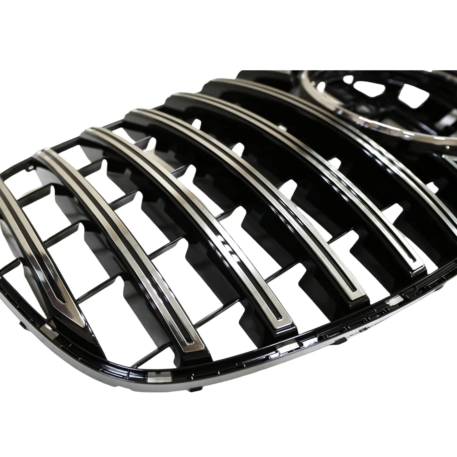 Mercedes GLS X167 Facelift Gloss Black Panamericana GT Style Grill (2023+)
