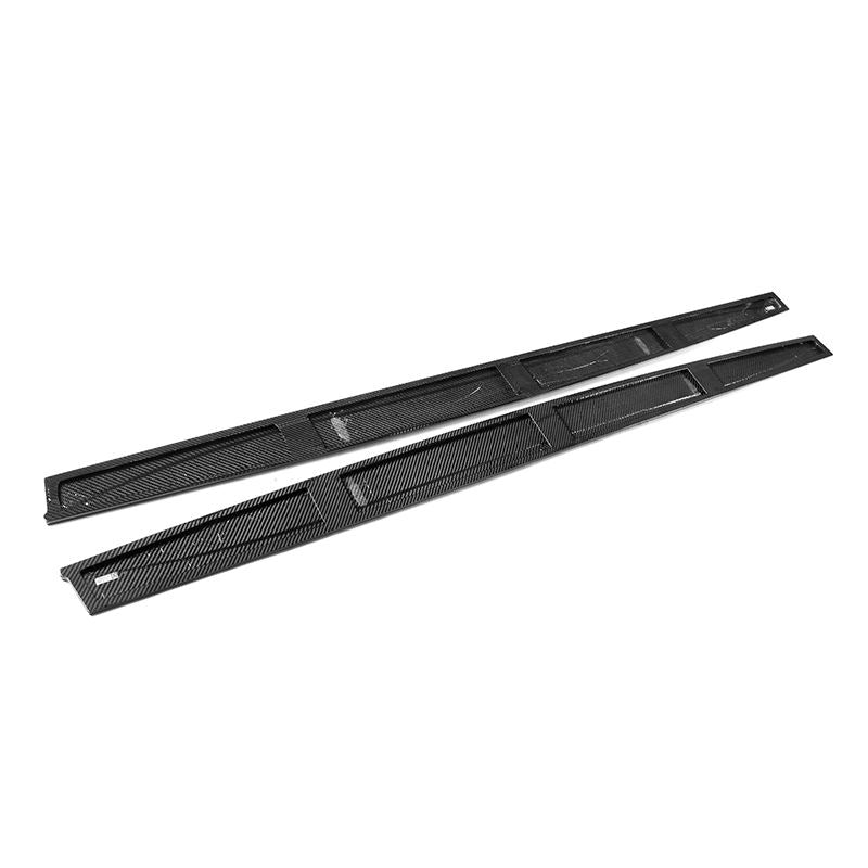 BMW M3 F80 / M4 F82 F83 Pre-Preg Dry Carbon Fibre M Performance Style Side Skirts By OPTIC (2014-2019)