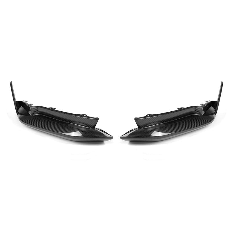 BMW M3 G80 G81 / M4 G82 G83 Pre-Preg Dry Carbon Fibre M Performance Style Rear Bumper Side Winglets By OPTIC (2021+)