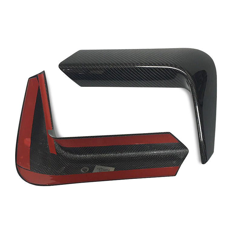 BMW M3 F80 / M4 F82 F83 Pre-Preg Dry Carbon Fibre Rear Bumper Fins By OPTIC (2012-2018)