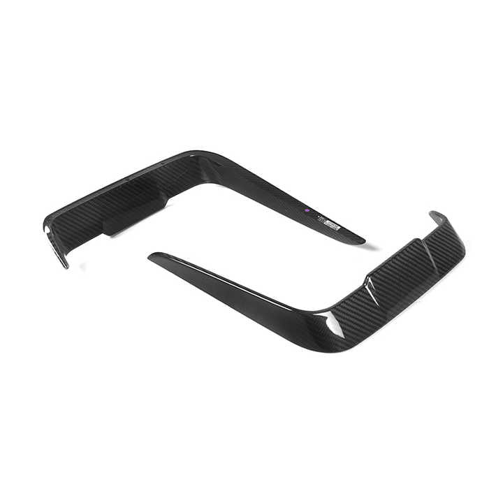 BMW 4 Series G22 G23 Pre-Preg Dry Carbon Fibre Front Bumper Inserts By OPTIC (2020+)