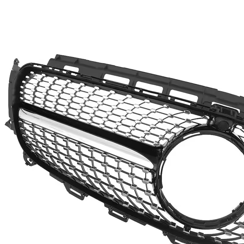 Mercedes E-Class W213 Gloss Black Chrome Diamond Style Grill (2016-2020)