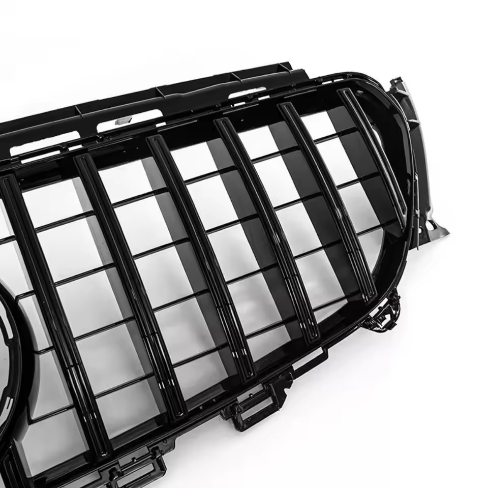 Mercedes E-Class W213 Gloss Black Panamericana GT Style Grill (2016-2020)