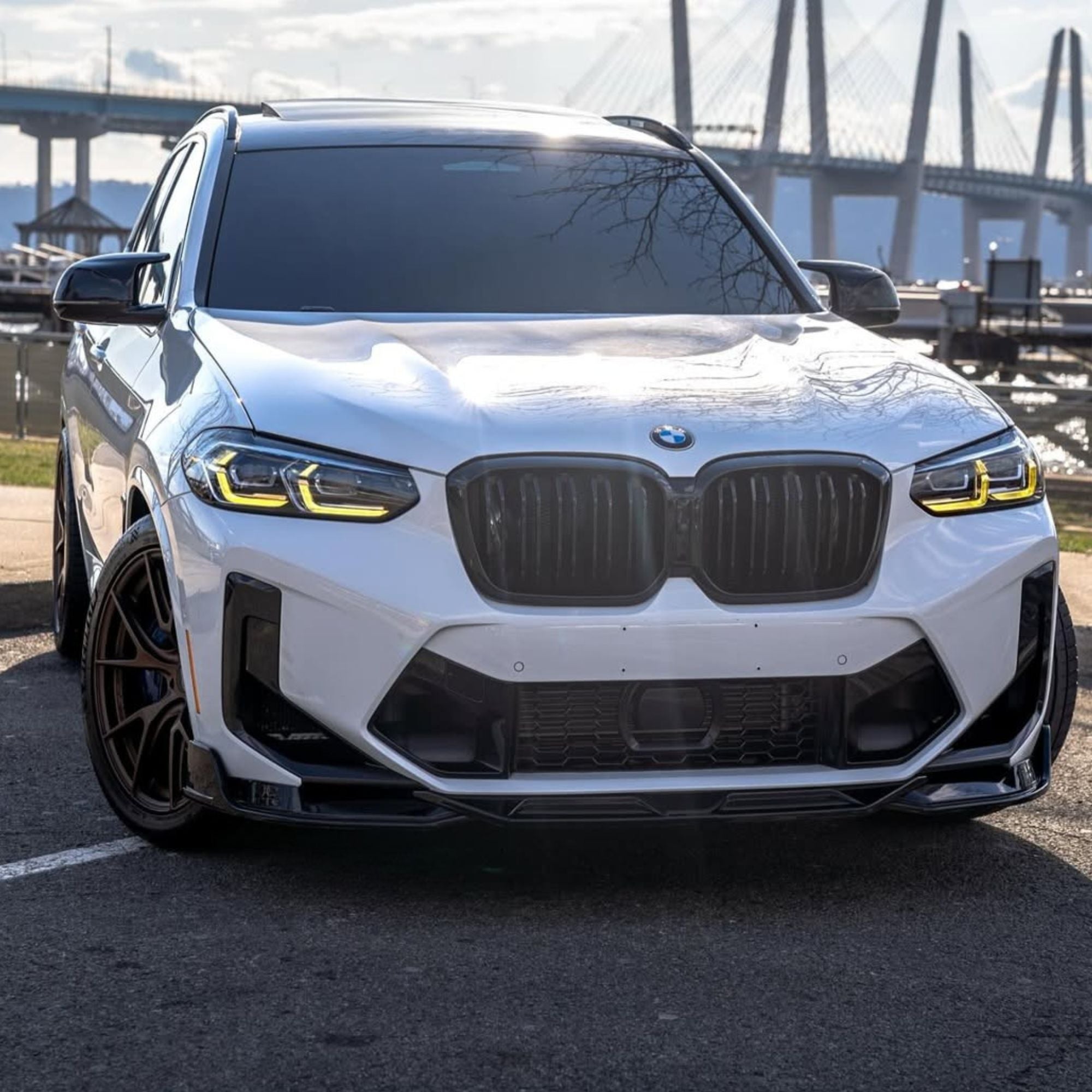 CSL Style Yellow DRL LED Lights Module Set For BMW X3M/X4M (F97/F98) LCI (2022+)