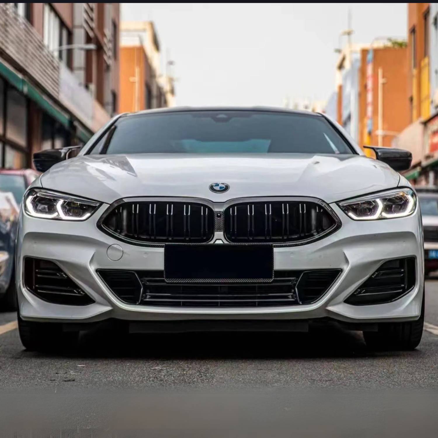 BMW 8 Series G14 G15 G16 LCI Pre-Preg Dry Carbon Fibre Double Slat Grill (2023+)