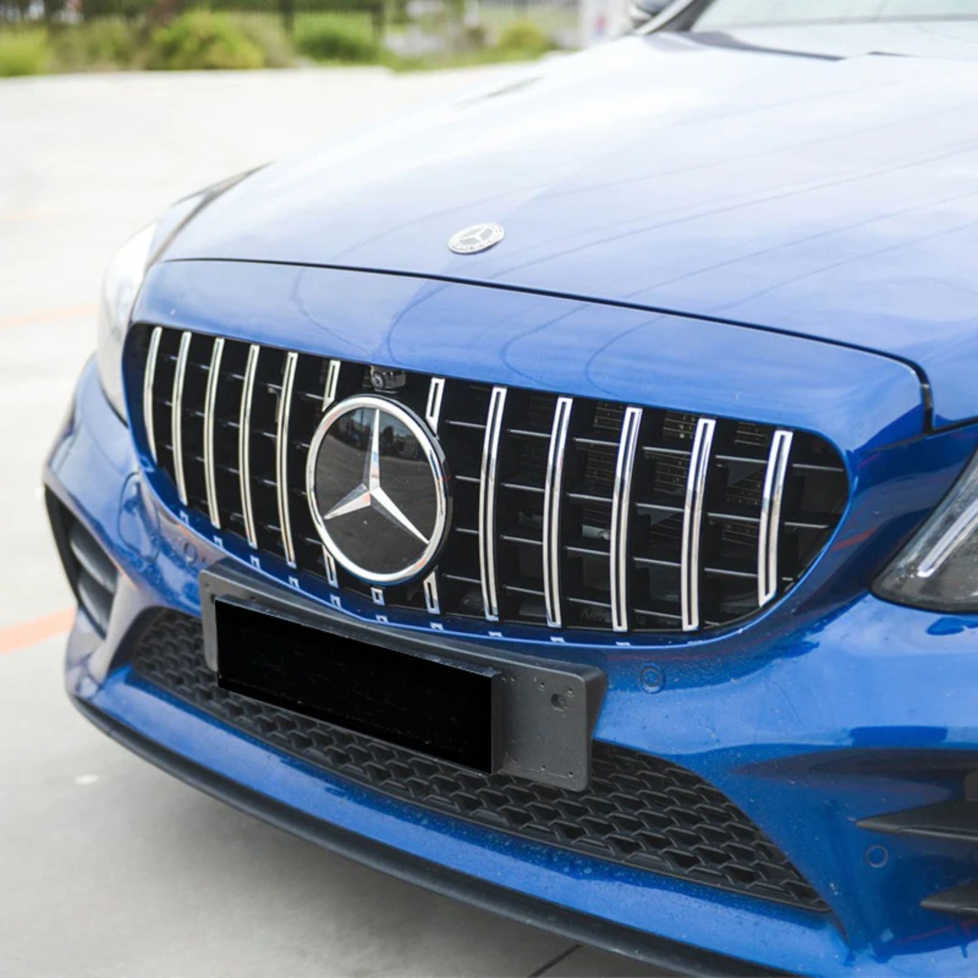 Mercedes C-Class C63 W205/C205 Gloss Black Panamericana GT Style Grill (2019-2021)