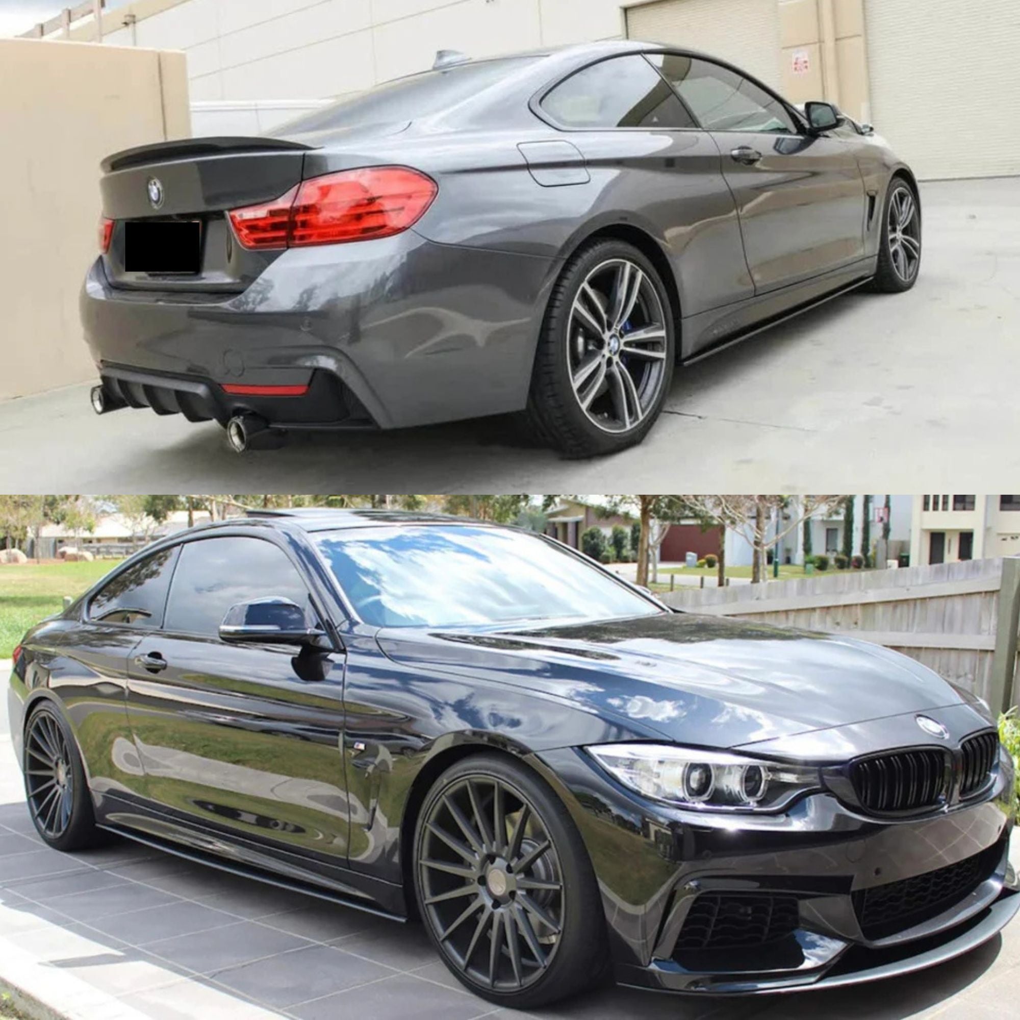 BMW 4 Series F32 F33 F36 Carbon Fibre Mp Style Side Skirts (2014-2019)